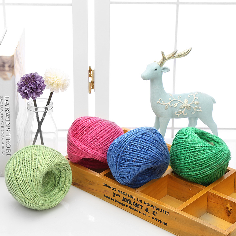 Twine Jute Natural - Doğal Jüt Sicim Dayanıklı Sanat El