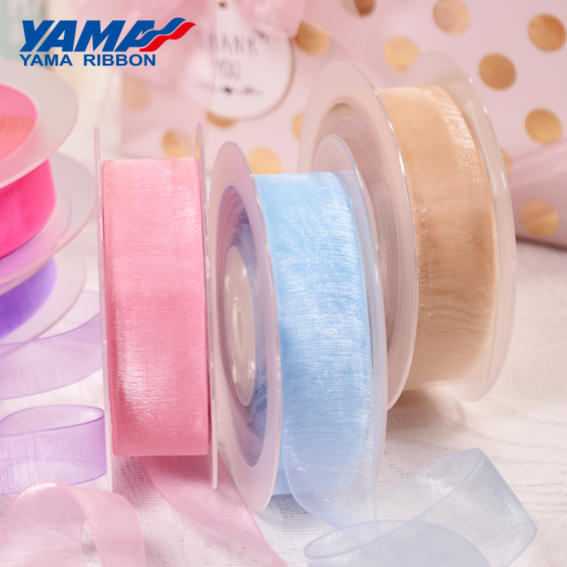 Ribbon Organza Roll - YAMAHA Şeffaf Organze ipek kurdele 200