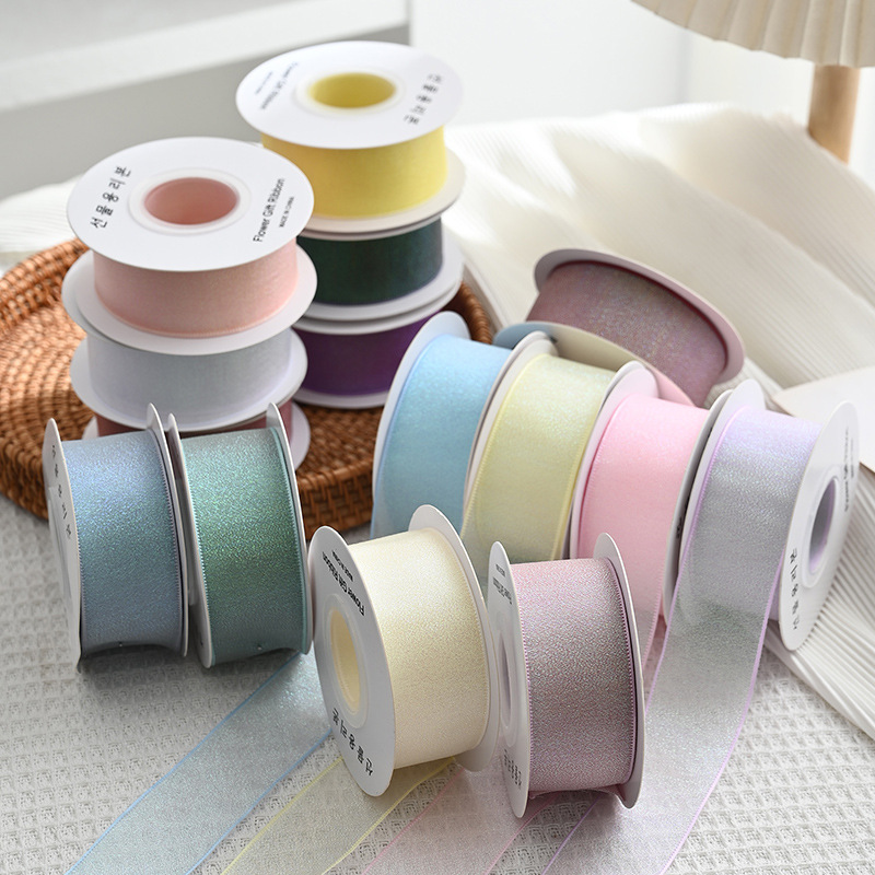 Ribbon Organza Roll - 10 metre rulo 4CM renkli organze
