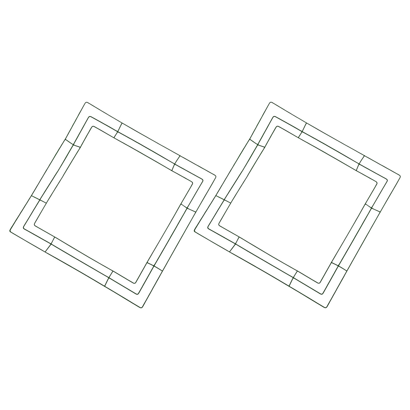 Wreath Form Wire - Kare Çelenk Çerçevesi Çiçek DIY Malzemeleri