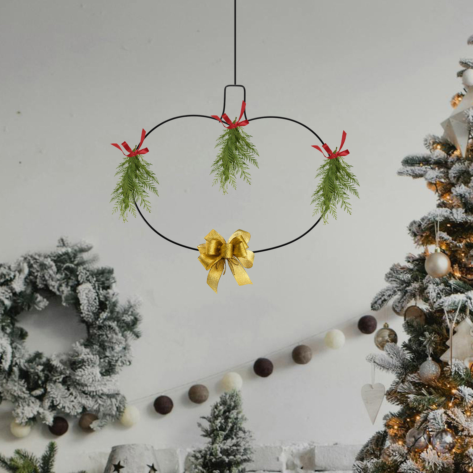 Wreath Form Wire - Kabak Şeklinde Metal Çelenk Çerçevesi, Kendin