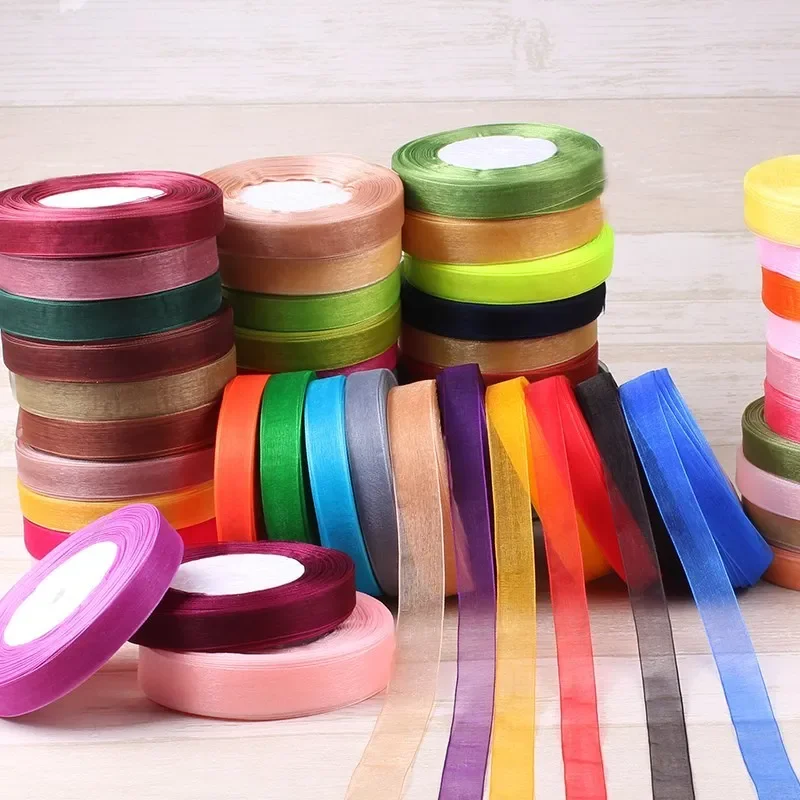 15mm 50 yard/rulo Organze Kurd - Ribbon Organza Roll incelemesi ve fiyatı