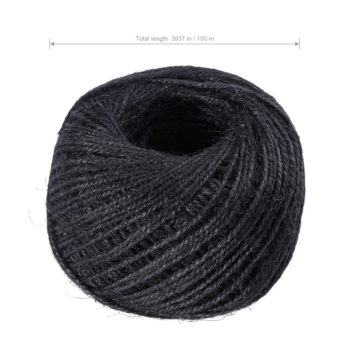 Doğal Siyah Jüt Halat İp Sicim - Twine Jute Natural incelemesi ve fiyatı